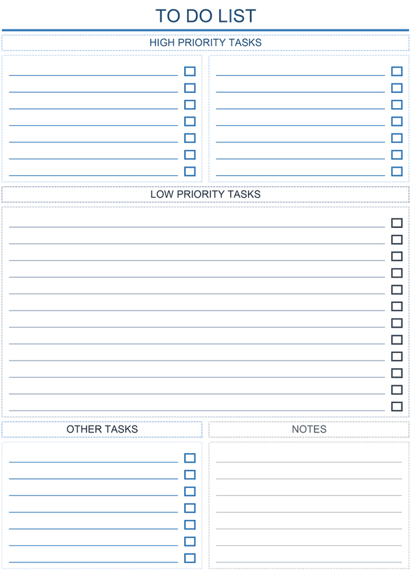 Detail Cute To Do List Template Excel Nomer 22