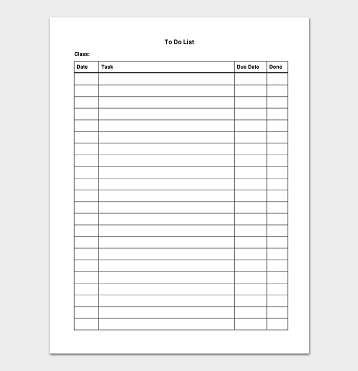 Detail Cute To Do List Template Excel Nomer 23