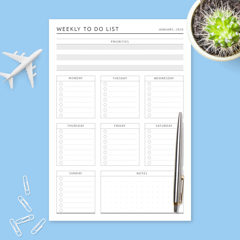 Detail Cute To Do List Template Excel Nomer 29