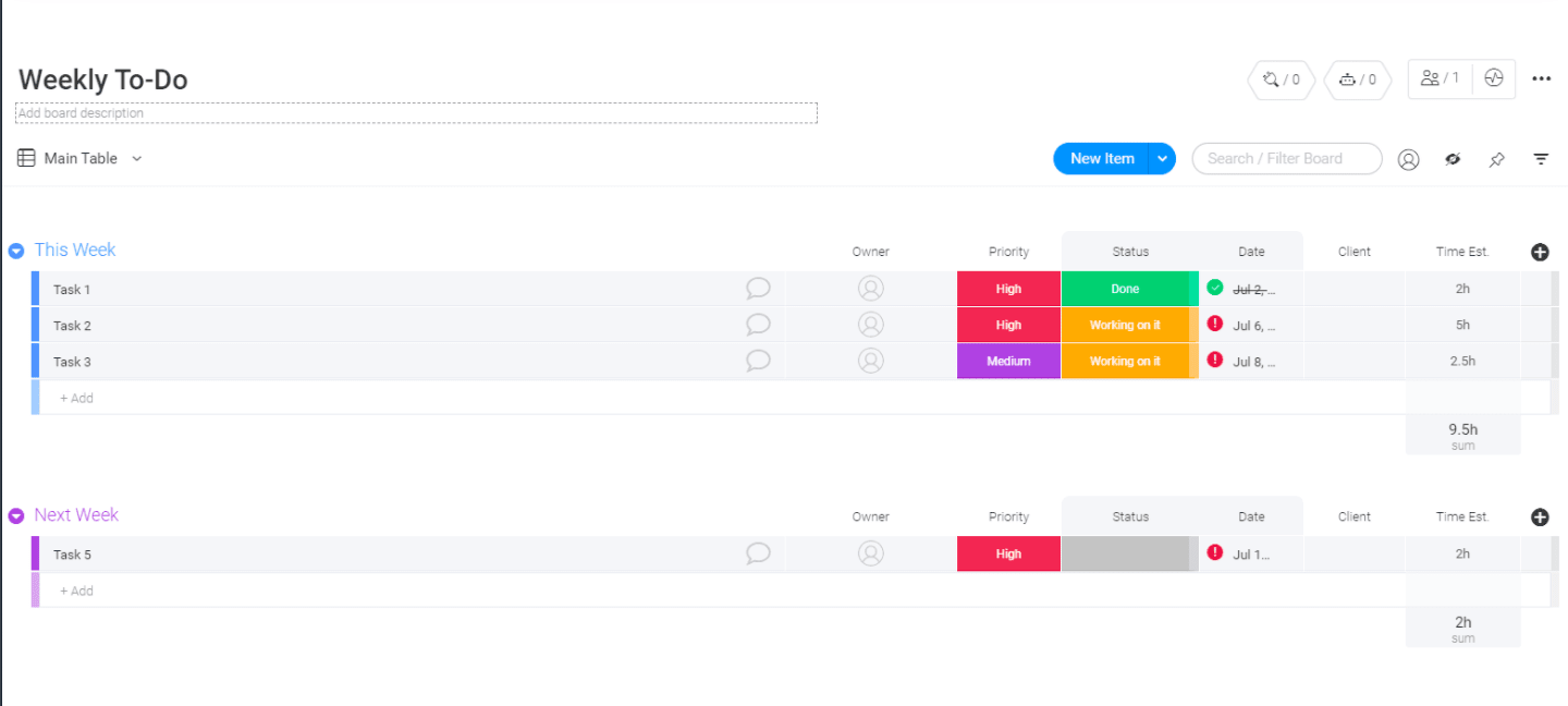 Detail Cute To Do List Template Excel Nomer 32