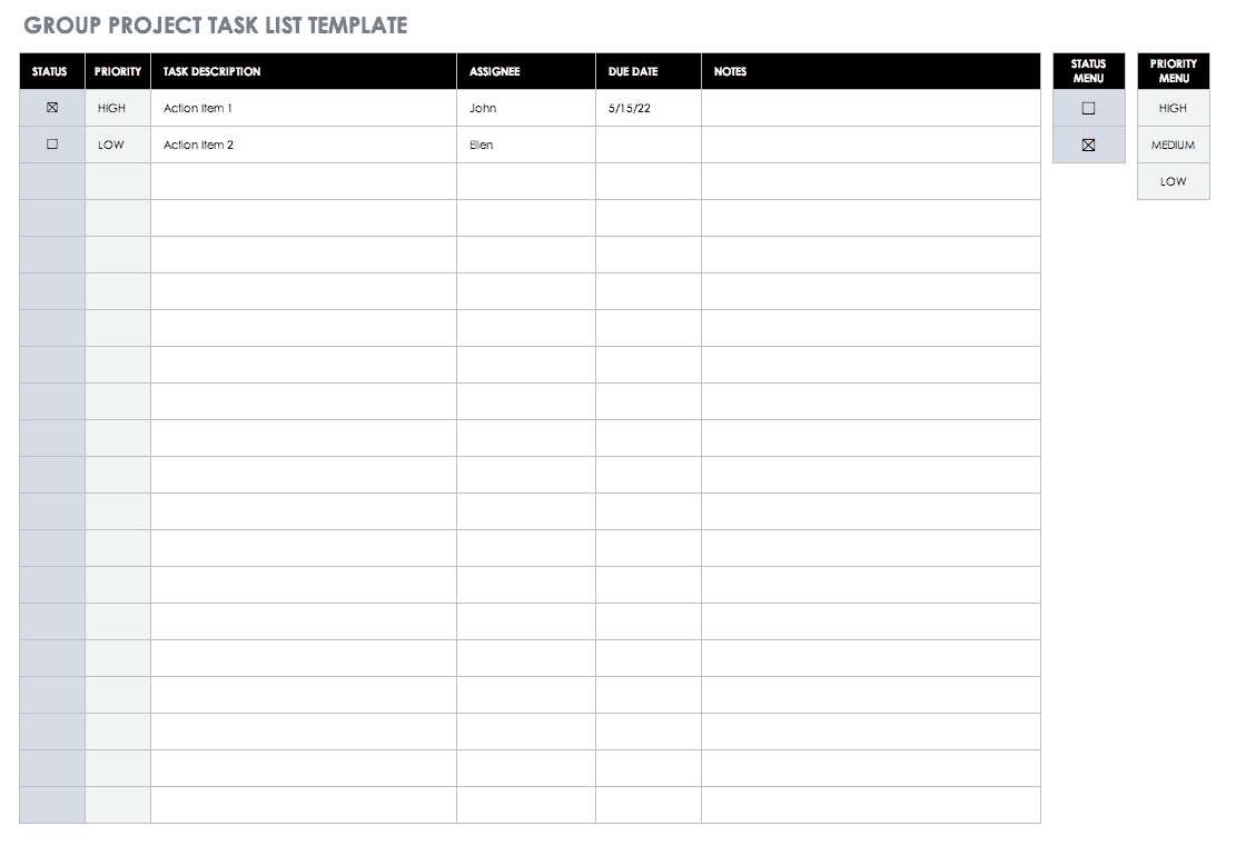 Detail Cute To Do List Template Excel Nomer 5