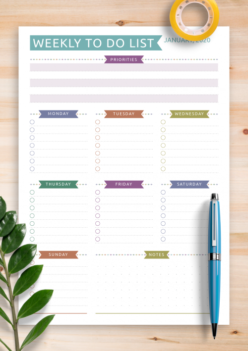 Detail Cute To Do List Template Excel Nomer 52