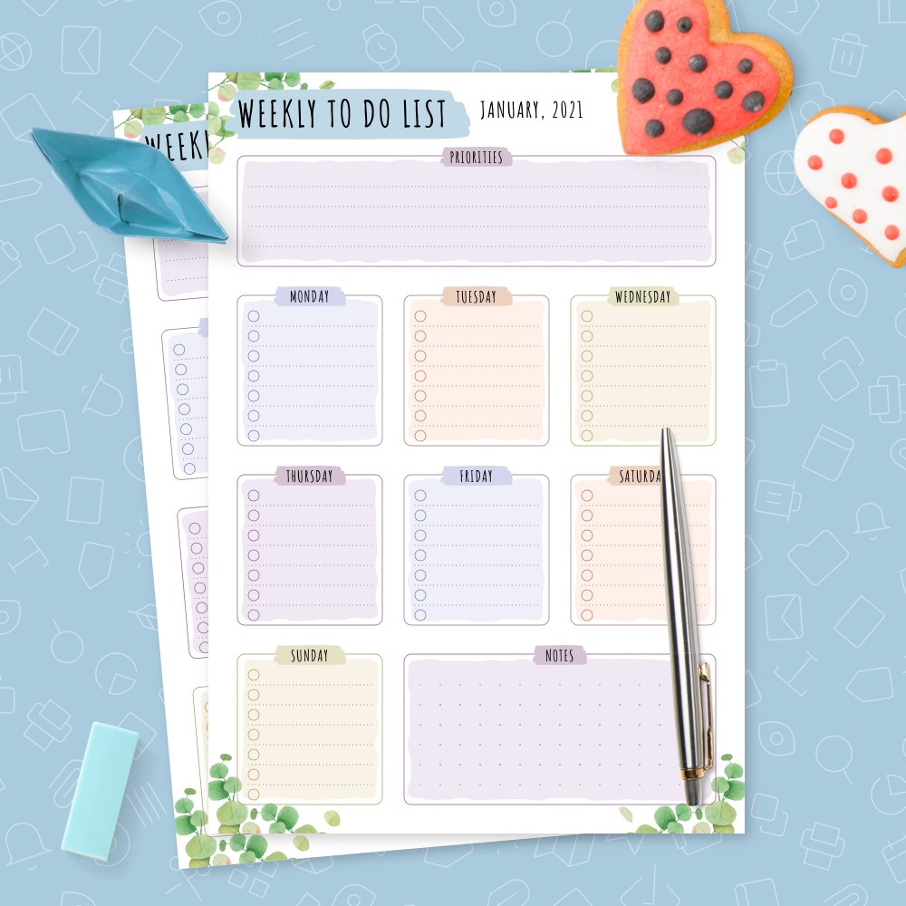 Detail Cute To Do List Template Excel Nomer 10