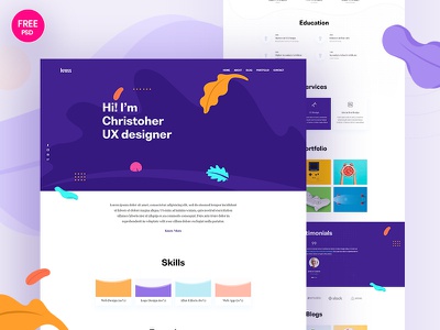 Detail Cv And Portfolio Template Nomer 32