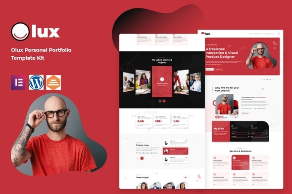 Detail Cv And Portfolio Template Nomer 48