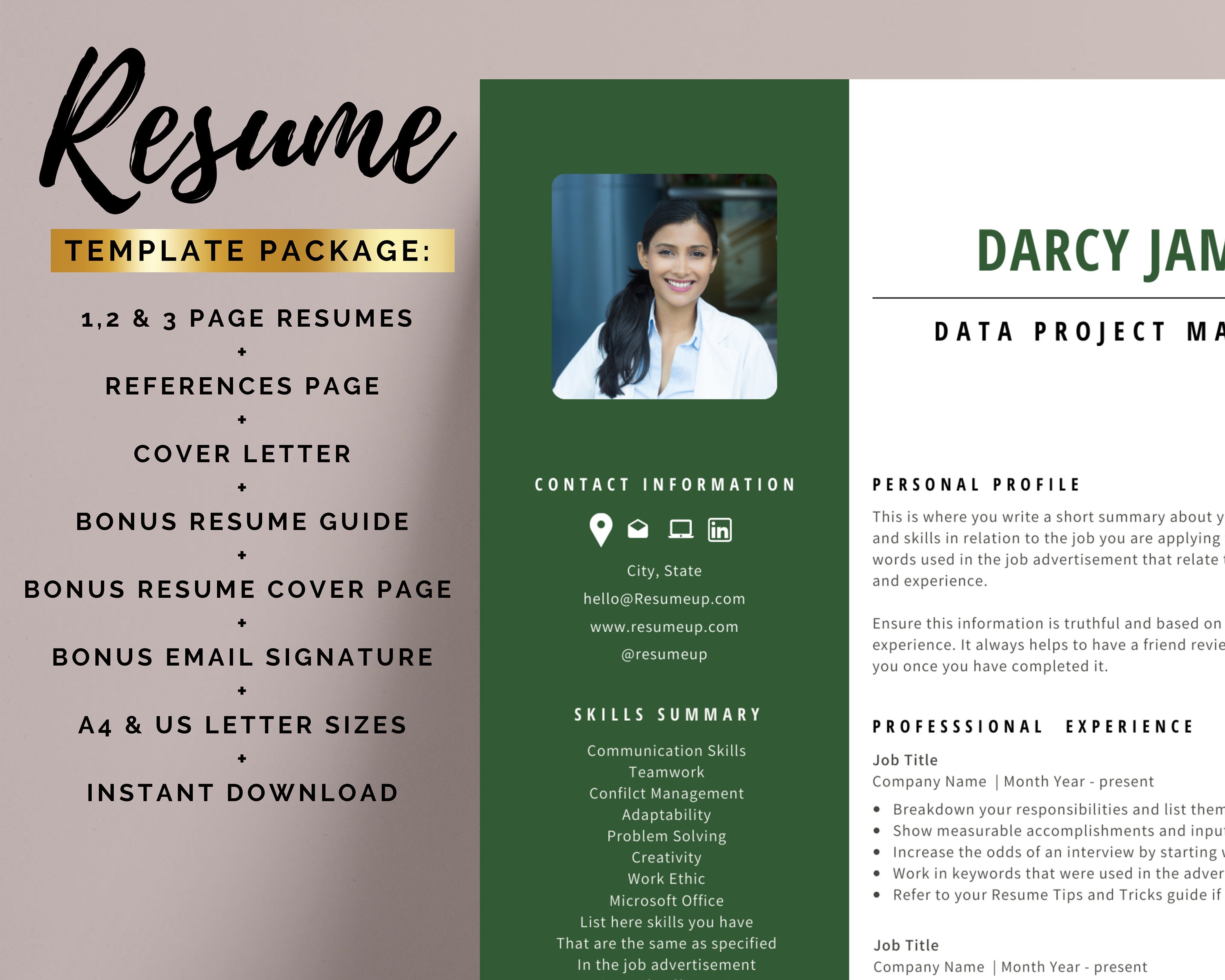 Detail Cv Canva Template Nomer 33