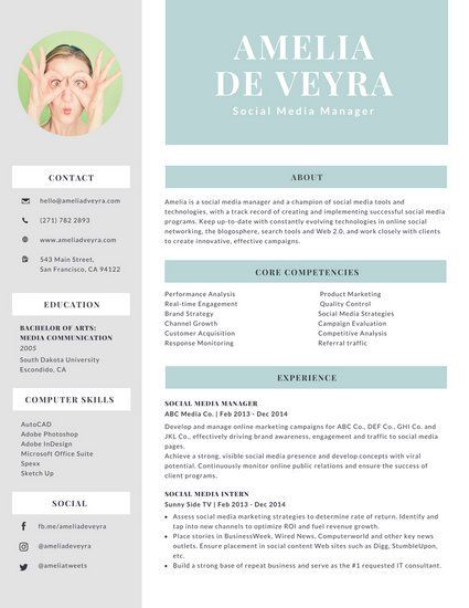 Download Cv Canva Template Nomer 37