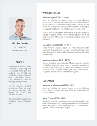 Detail Cv Format Template Word Nomer 16