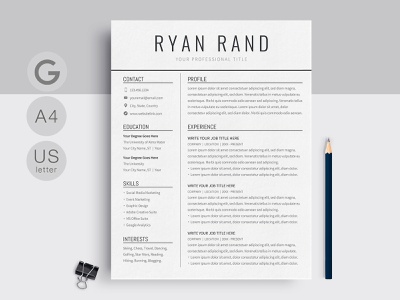 Detail Cv Google Docs Template Nomer 13