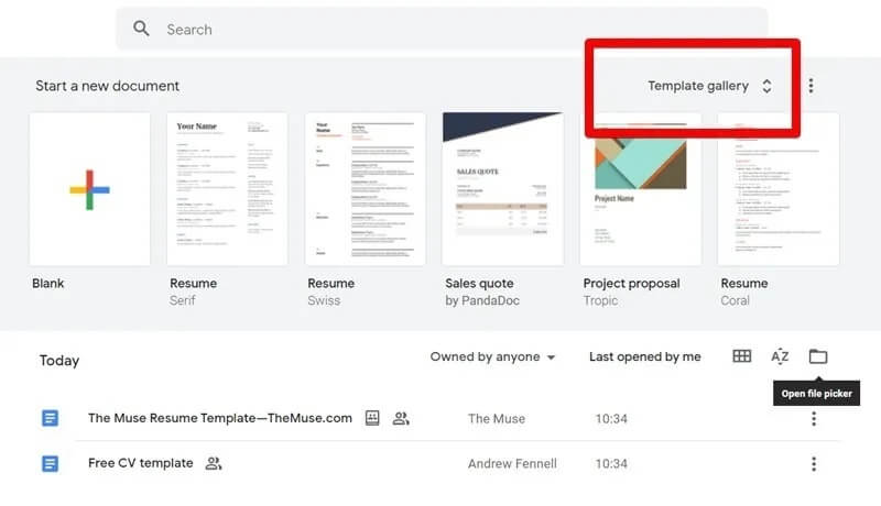 Detail Cv Google Docs Template Nomer 42
