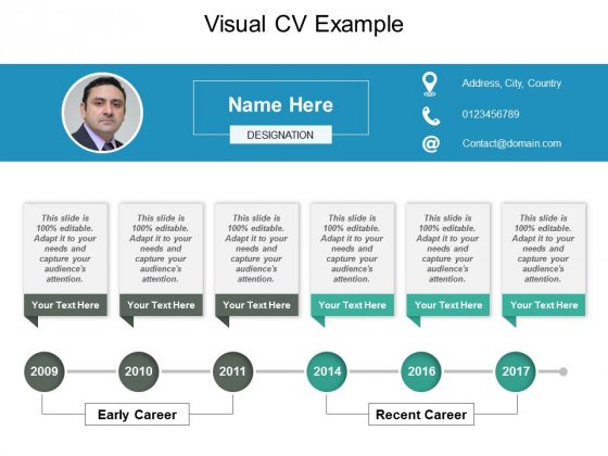 Detail Cv In Powerpoint Template Nomer 39