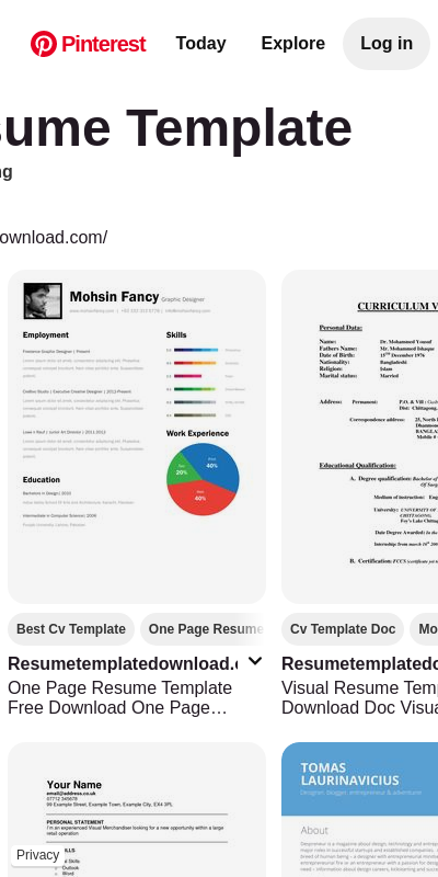 Detail Cv Kreatif Template Doc Nomer 35