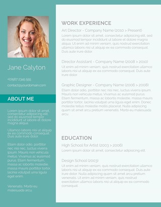 Detail Cv Layout Template Free Download Nomer 23