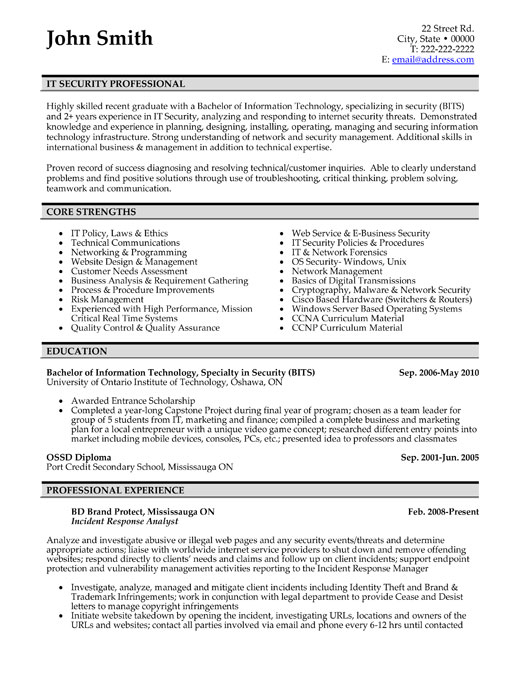 Detail Cv Resume Template Nomer 29