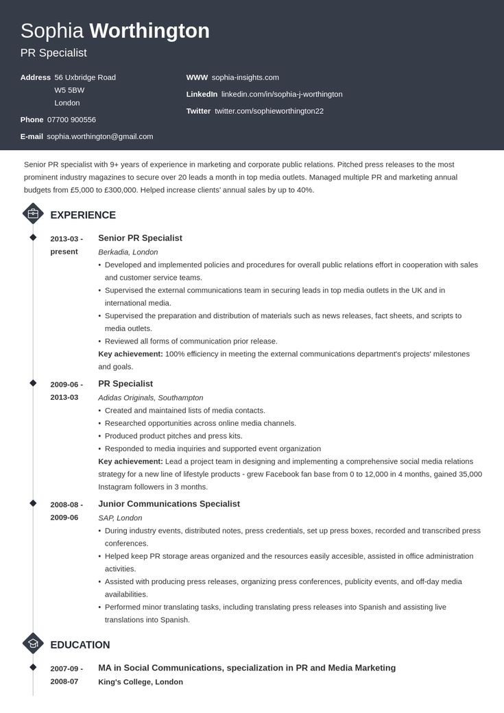 Detail Cv Skills Template Nomer 19