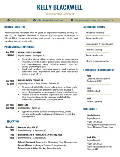 Detail Cv Skills Template Nomer 21