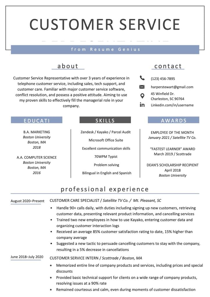 Detail Cv Skills Template Nomer 31