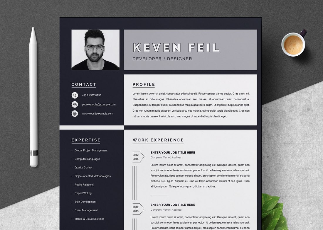 Detail Cv Template 2020 Free Nomer 20