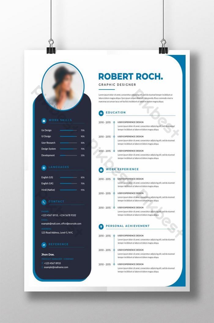 Detail Cv Template Design Nomer 27