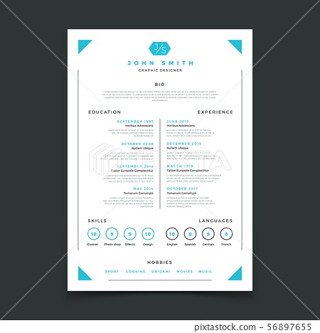 Detail Cv Template Design Nomer 41