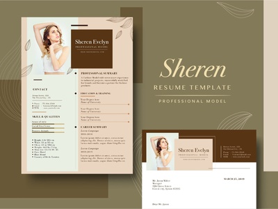 Detail Cv Template Design Nomer 43