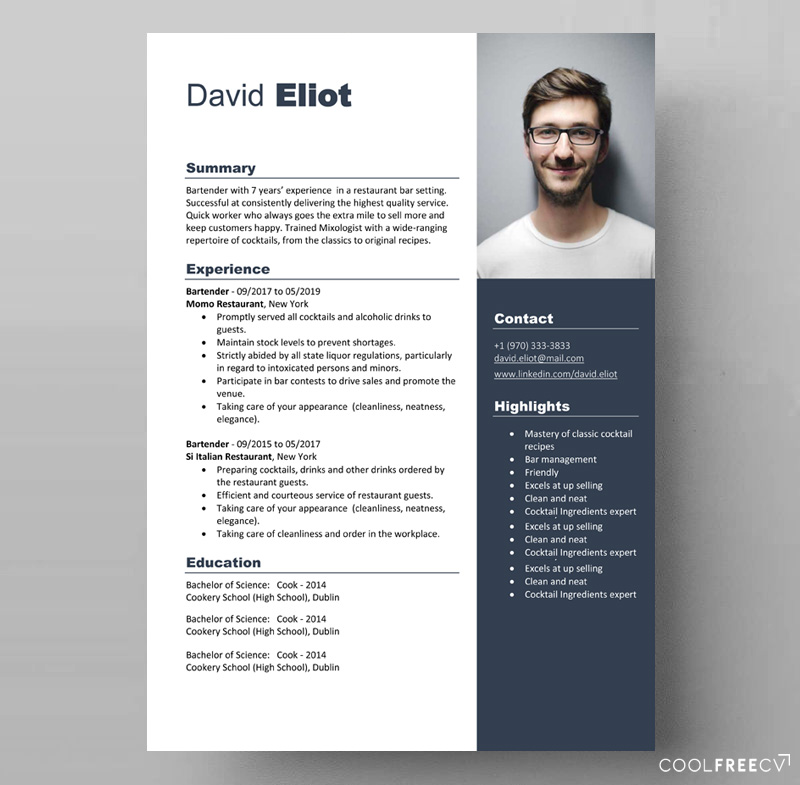 Detail Cv Template Doc Nomer 10