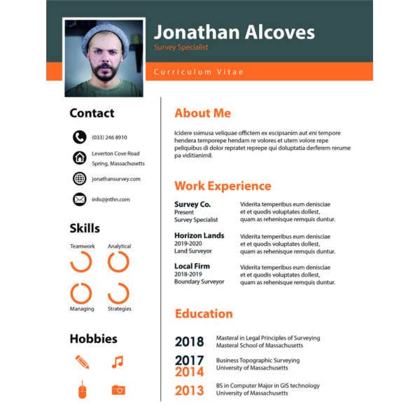 Detail Cv Template Doc Nomer 30