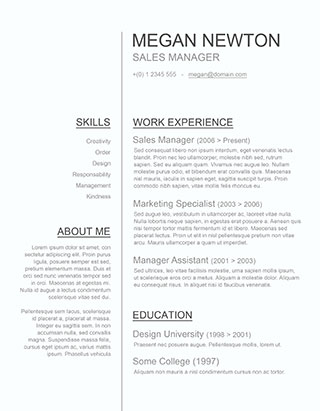 Detail Cv Template Doc Nomer 40