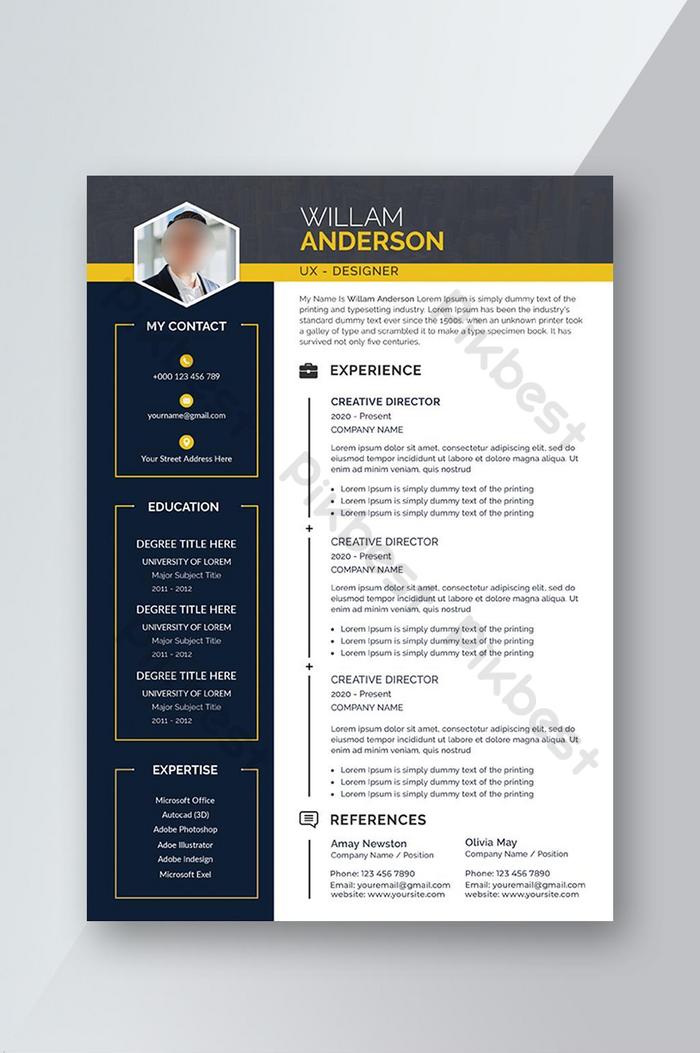 Detail Cv Template Doc Nomer 53