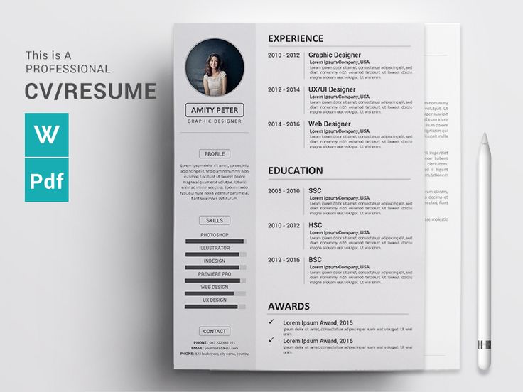 Cv Template Docx - KibrisPDR