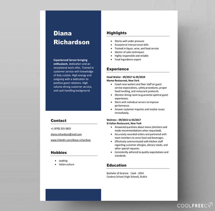Detail Cv Template Docx Nomer 14