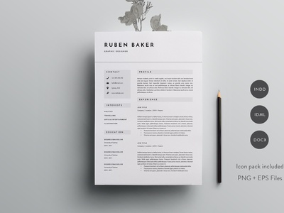 Detail Cv Template Docx Nomer 19
