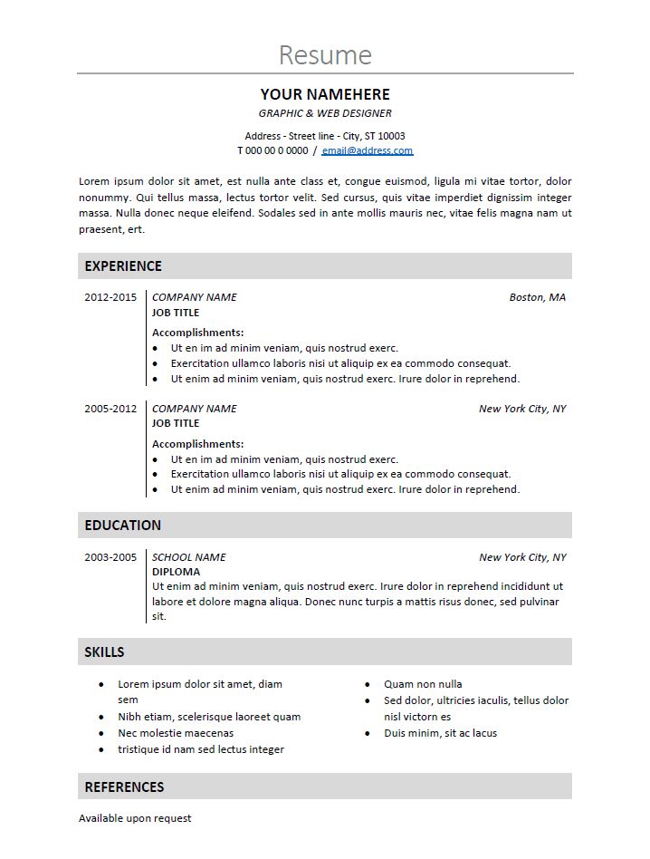 Detail Cv Template Docx Nomer 20