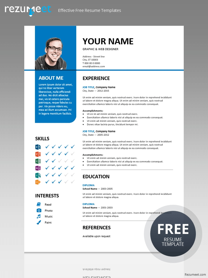 Detail Cv Template Docx Nomer 3