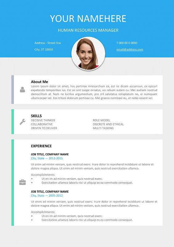 Detail Cv Template Docx Nomer 21