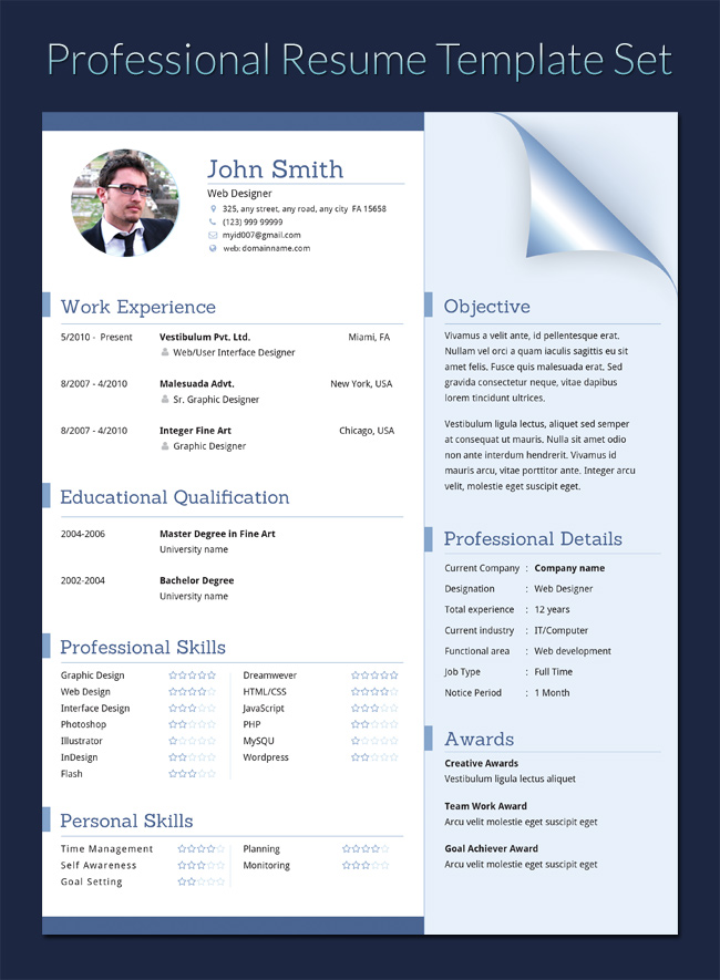 Detail Cv Template Docx Nomer 22