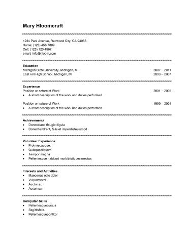 Detail Cv Template Docx Nomer 28