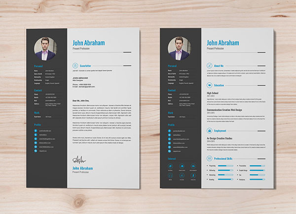 Detail Cv Template Docx Nomer 32