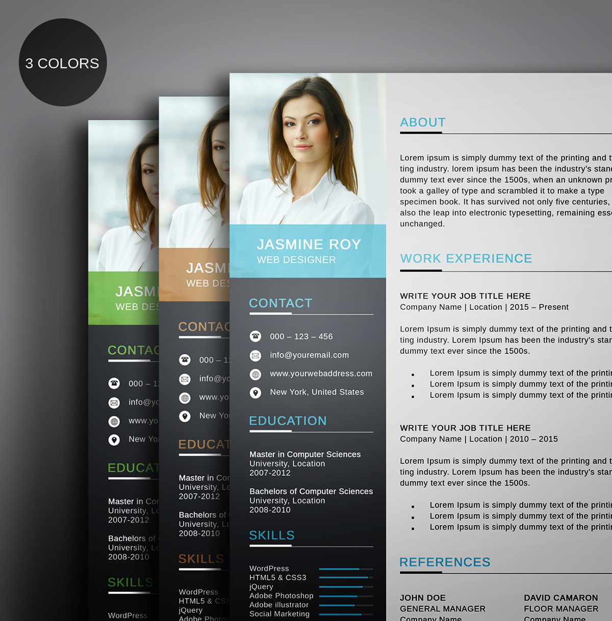 Detail Cv Template Docx Nomer 5