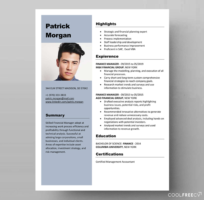 Detail Cv Template Docx Nomer 46