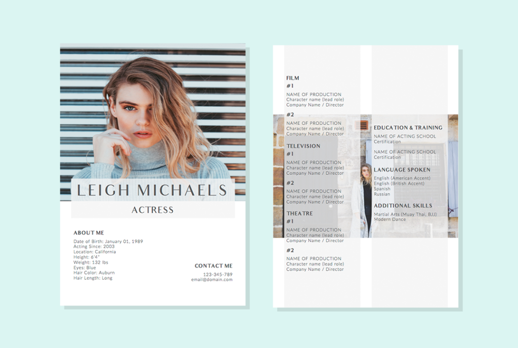 Detail Cv Template Docx Nomer 49