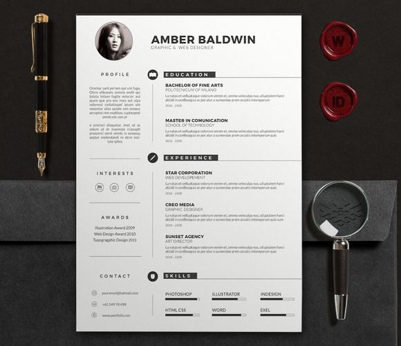 Detail Cv Template Docx Nomer 53
