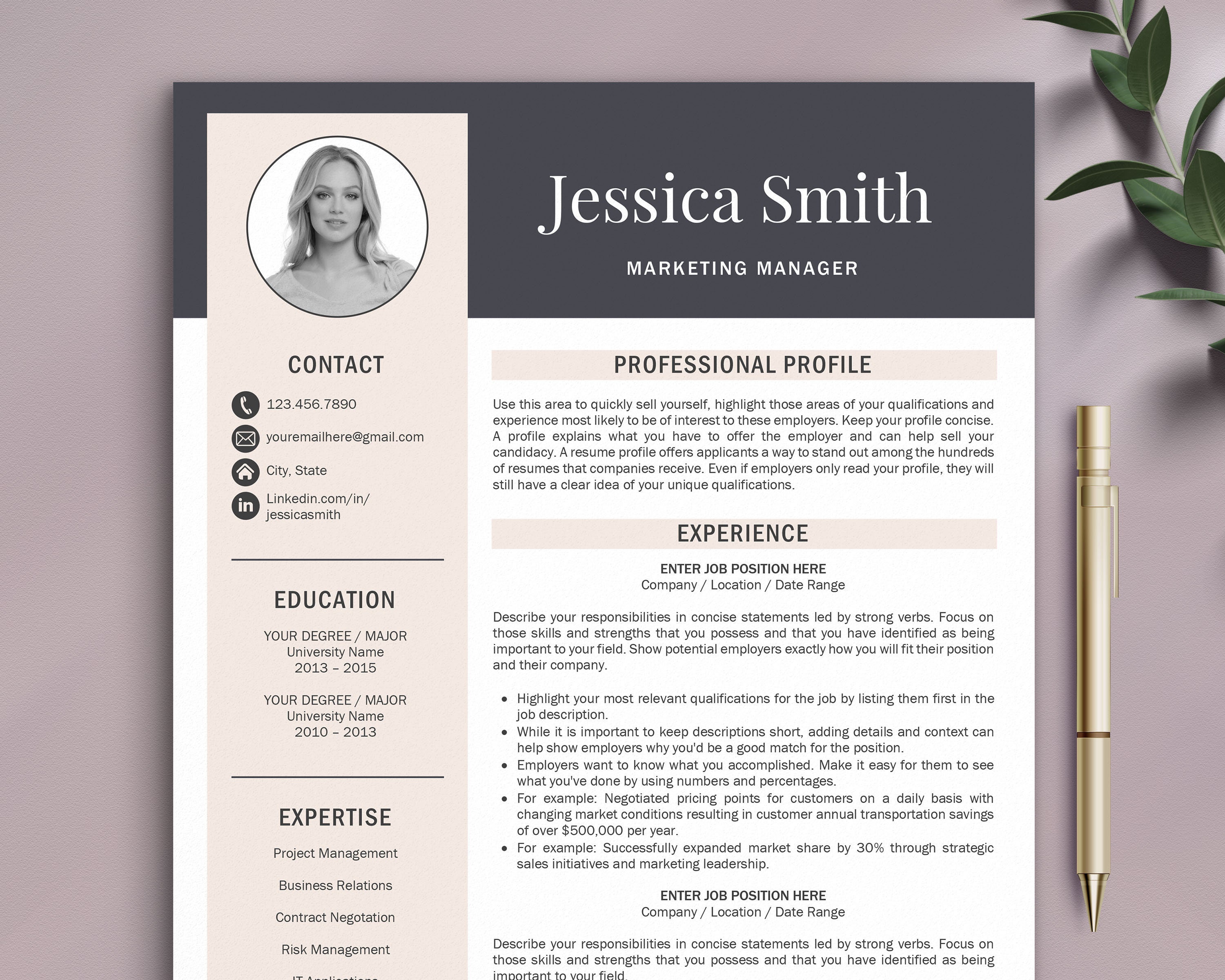 Detail Cv Template Download Nomer 20