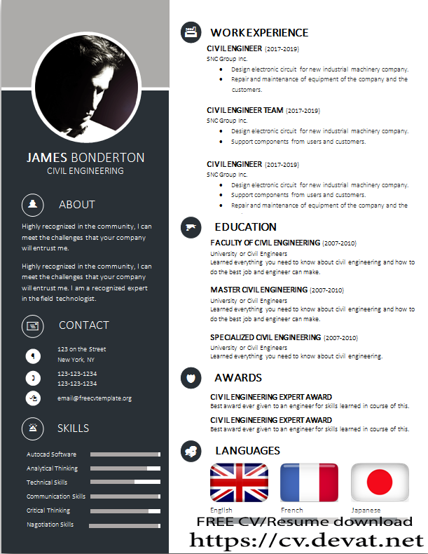 Detail Cv Template Download Nomer 49