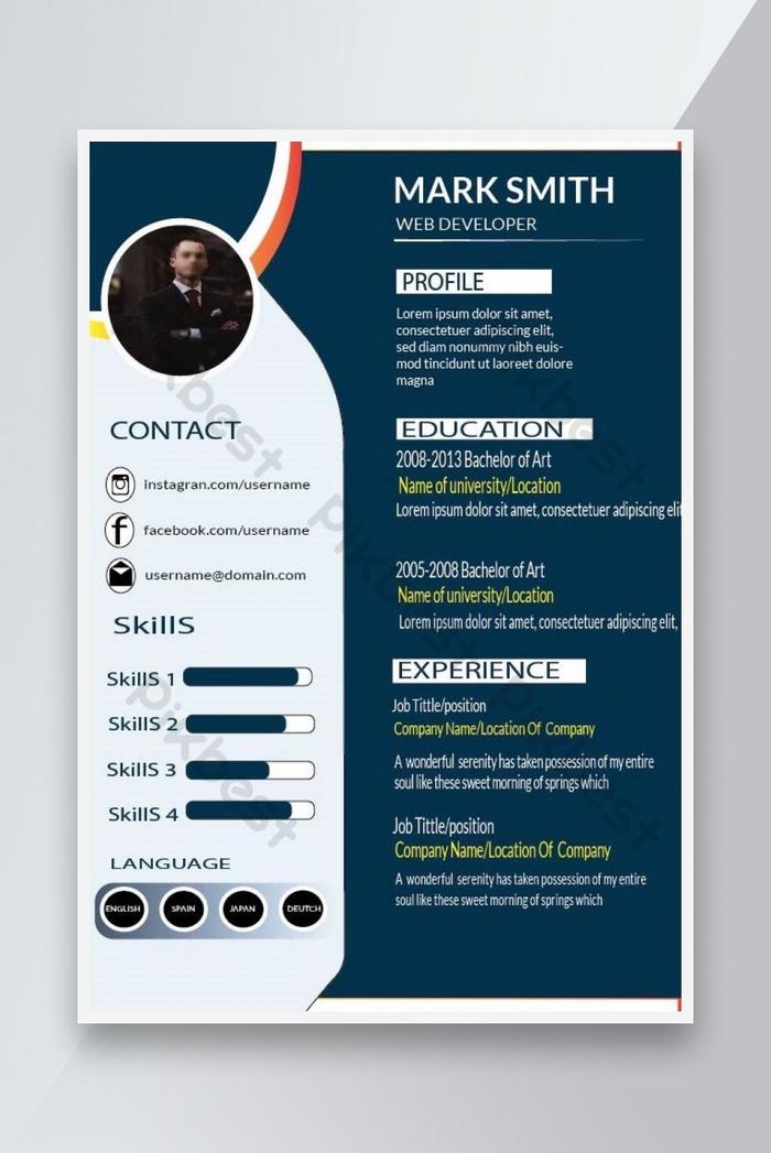 Detail Cv Template Download Indonesia Nomer 45