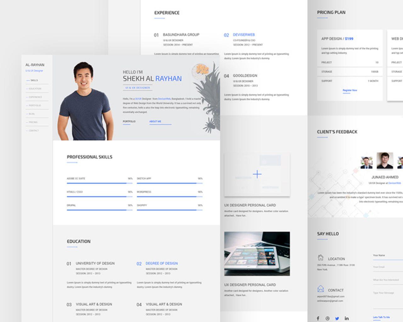 Detail Cv Template Envato Nomer 11