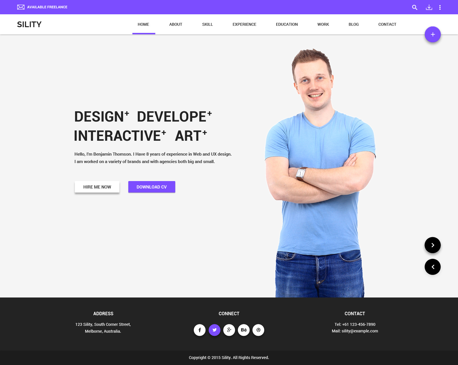 Detail Cv Template Envato Nomer 26