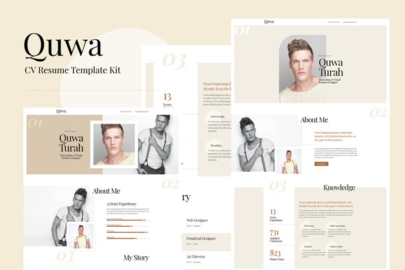 Detail Cv Template Envato Nomer 30