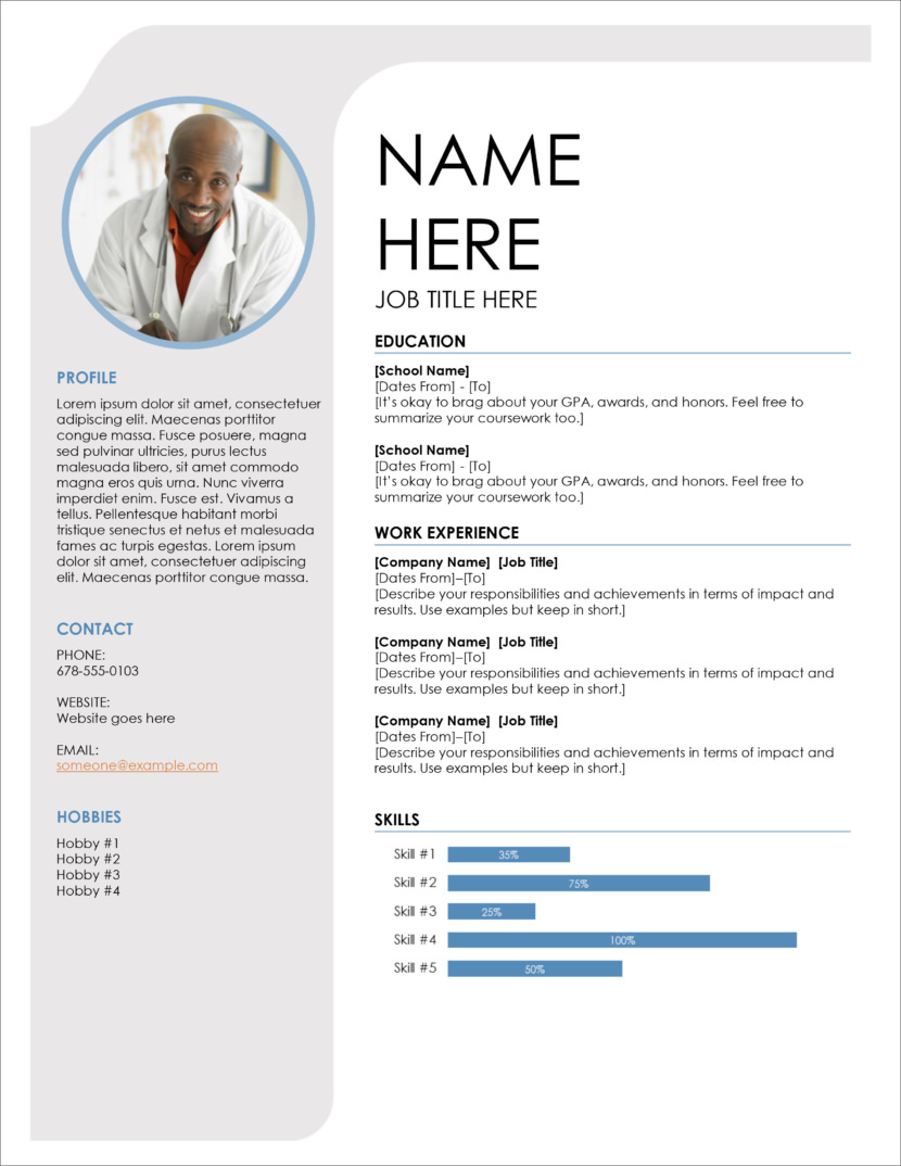 Detail Cv Template Free Google Docs Nomer 29