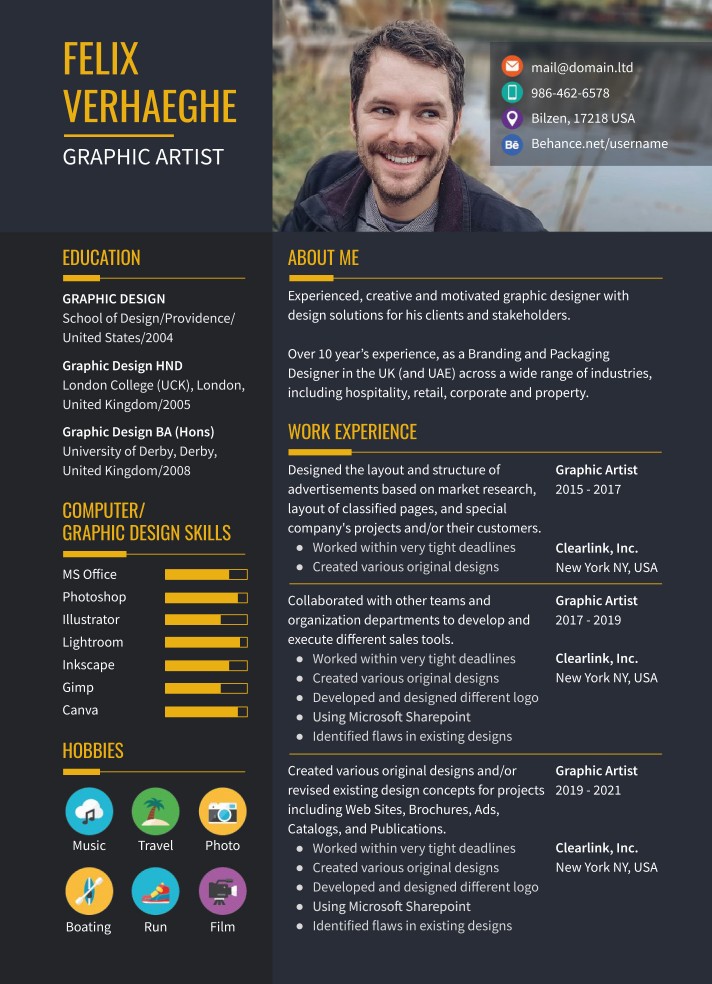 Detail Cv Template Free Google Docs Nomer 36